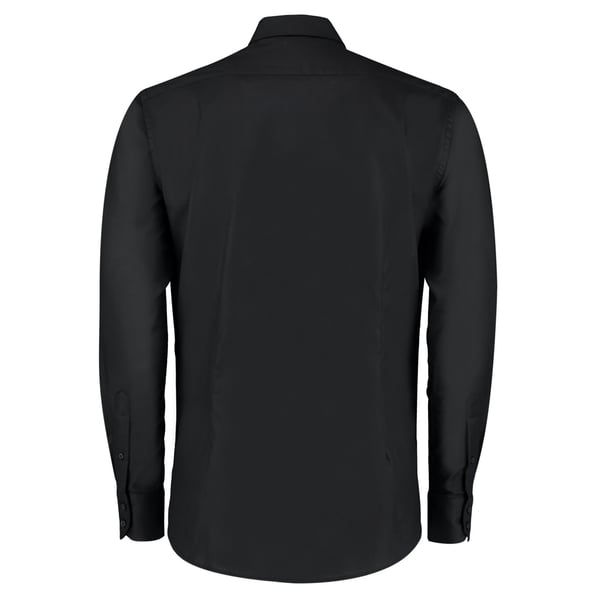 Kustom Kit Mens Oxford Slim Long-Sleeved Shirt