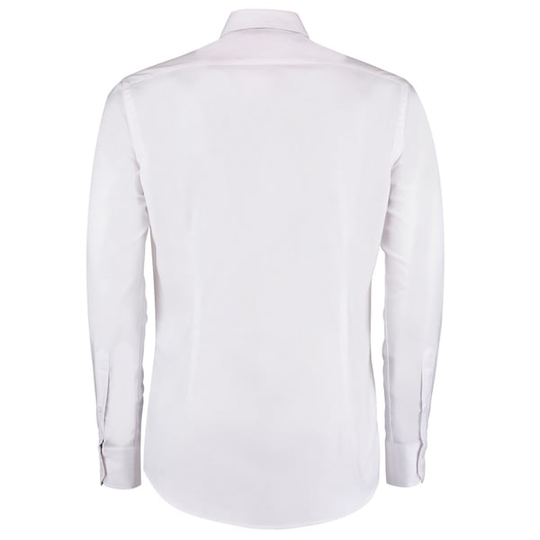 Kustom Kit Mens Oxford Slim Long-Sleeved Shirt