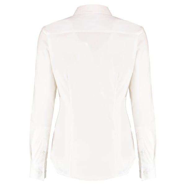 Kustom Kit Womens/Ladies Oxford Stretch Tailored Long-Sleeved Shirt