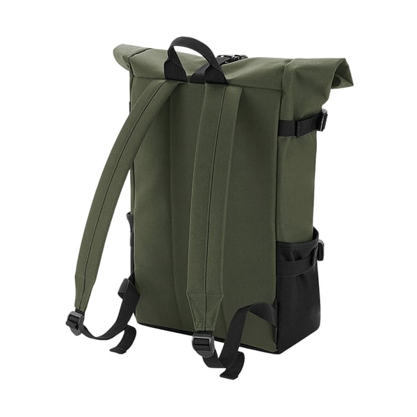 Bagbase Block Roll Top Backpack