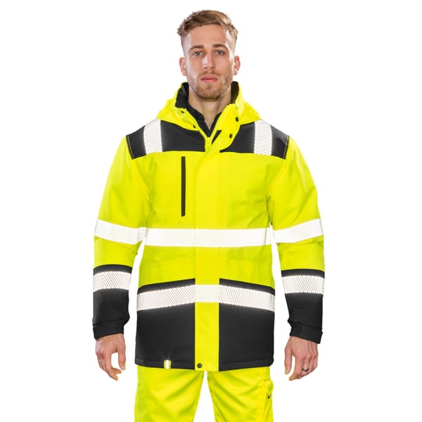 SAFE-GUARD by Result Mens Printable Safety Soft Shell Jacket