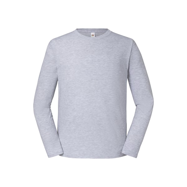 Fruit of the Loom Mens Iconic 195 Premium Long-Sleeved T-Shirt
