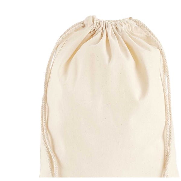 Westford Mill Premium Cotton Drawstring Bag