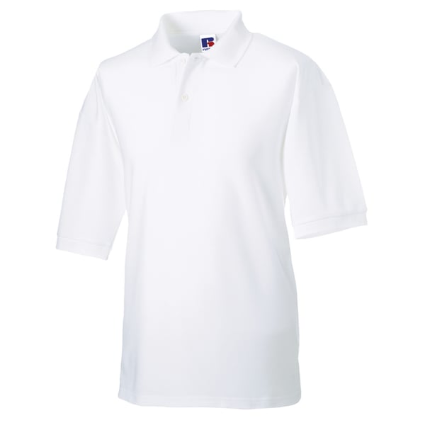 Russell Mens Classic Short Sleeve Polycotton Polo Shirt