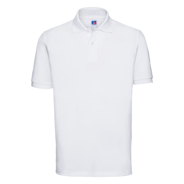 Russell Polo shirt med korte ærmer i 100% bomuld til mænd