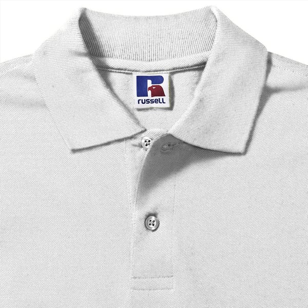 Russell Mens 100% Cotton Short Sleeve Polo Shirt