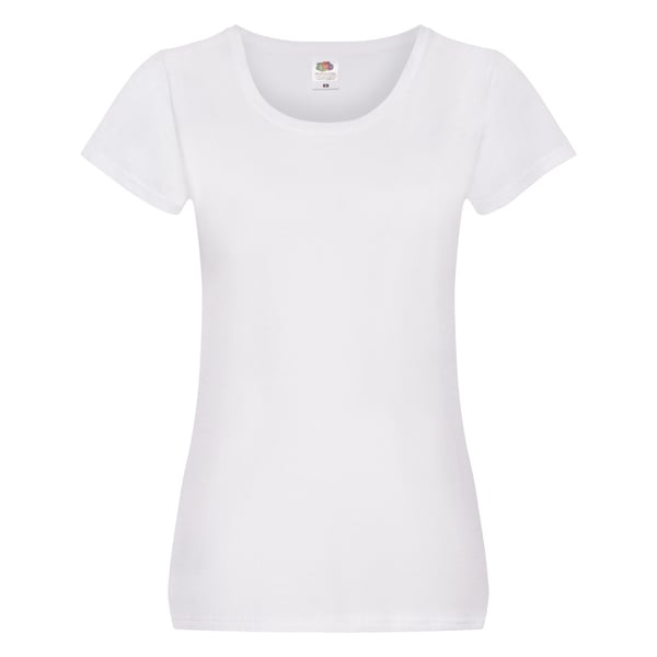 Fruit of the Loom Naisten/Naisten alkuperäinen yksivärinen Lady Fit T-paita