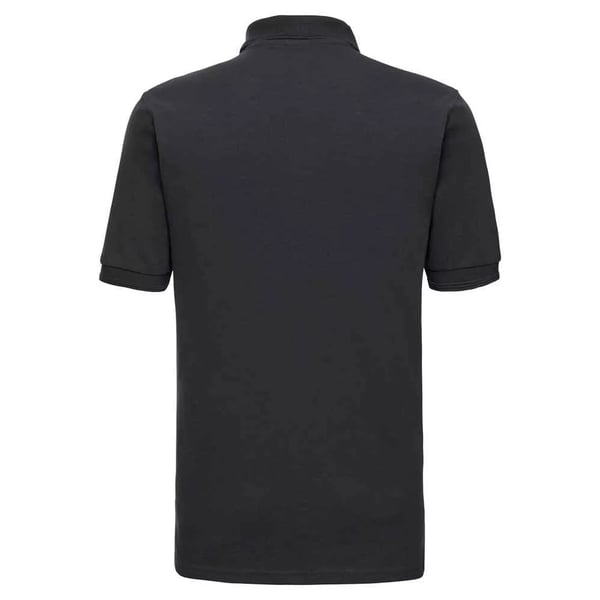 Russell Mens Ripple Collar & Cuff Short Sleeve Polo Shirt