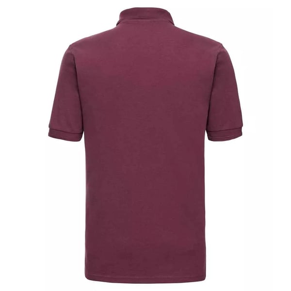 Russell Mens Ripple Collar & Cuff Short Sleeve Polo Shirt