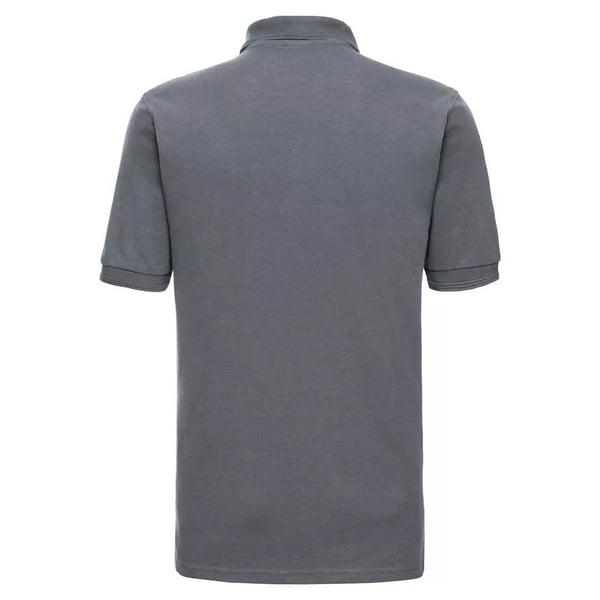Russell Mens Ripple Collar & Cuff Short Sleeve Polo Shirt