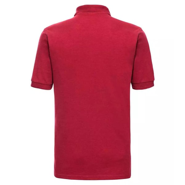 Russell Mens Ripple Collar & Cuff Short Sleeve Polo Shirt