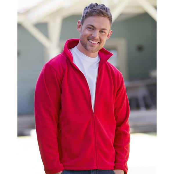 Russell Mens Full Zip Outdoor Fleece Jacket