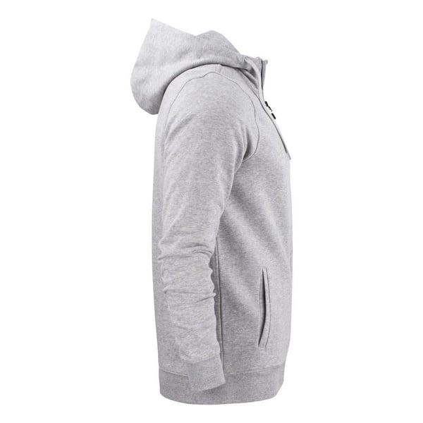 Printer Herre Overhead Melange Full Zip Hoodie med lynlås til mænd