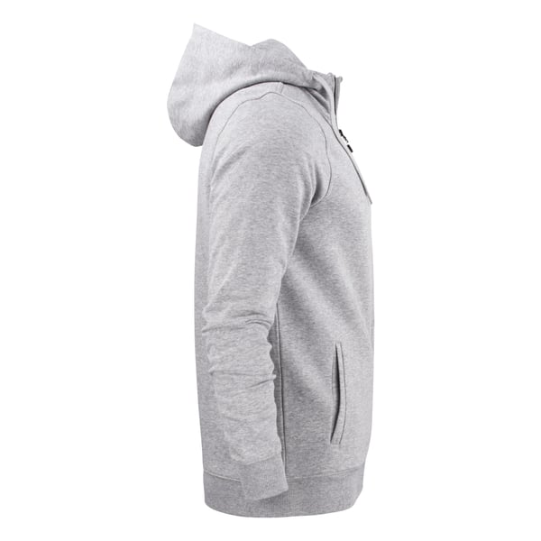 Printer Herre Overhead Melange Full Zip Hoodie med lynlås til mænd