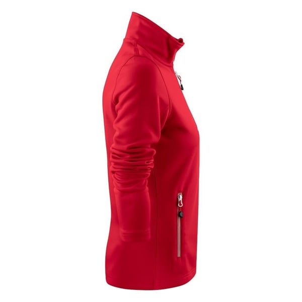 Printer RED Womens/Ladies Powerslide Zipped Sweat Jacket