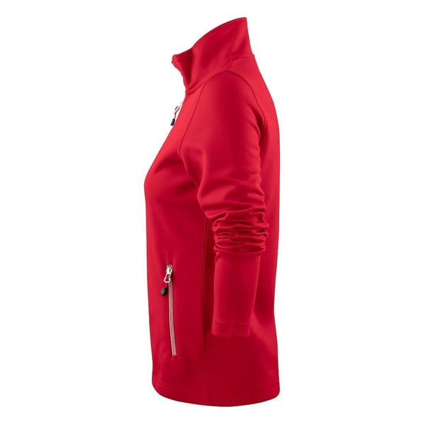 Printer RED Womens/Ladies Powerslide Zipped Sweat Jacket