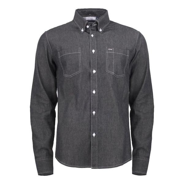 James Harvest Mens Jupiter Denim Look Shirt