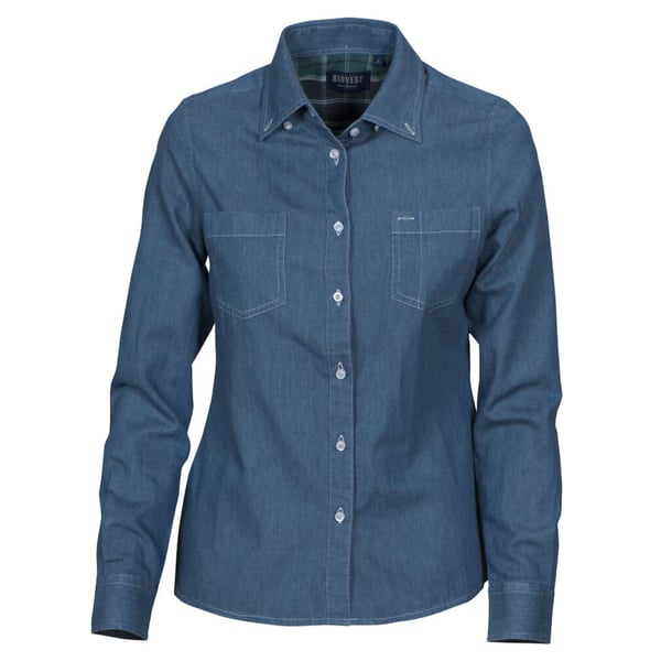 James Harvest Naisten Jupiter Denim-look paita