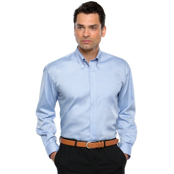 Kustom Kit Mens Long Sleeve Corporate Oxford Shirt
