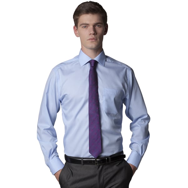 Kustom Kit Mens Premium Non Iron Long Sleeve Shirt