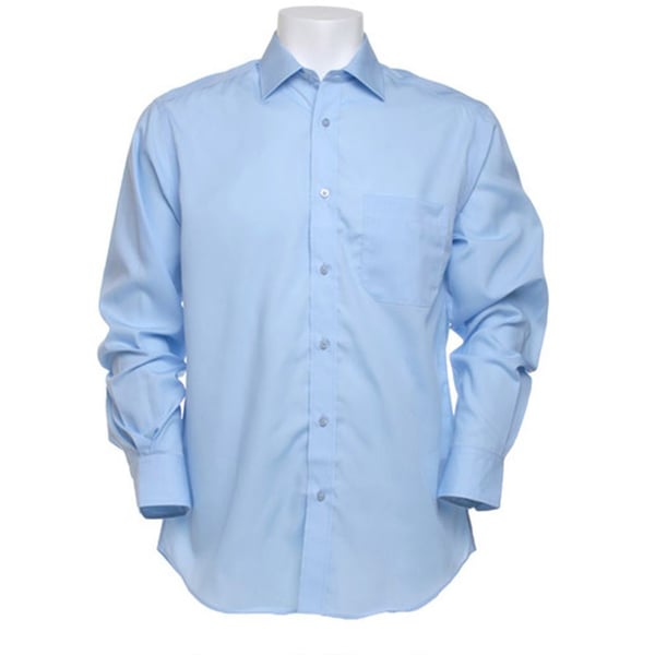 Kustom Kit Mens Premium Non Iron Long Sleeve Shirt