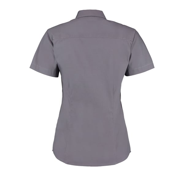 Kustom Kit Ladies Corporate Oxford Short Sleeve Shirt