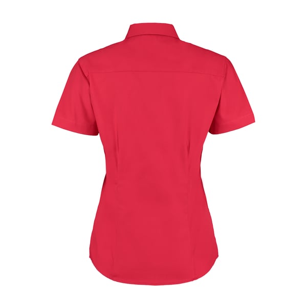 Kustom Kit Ladies Corporate Oxford Short Sleeve Shirt