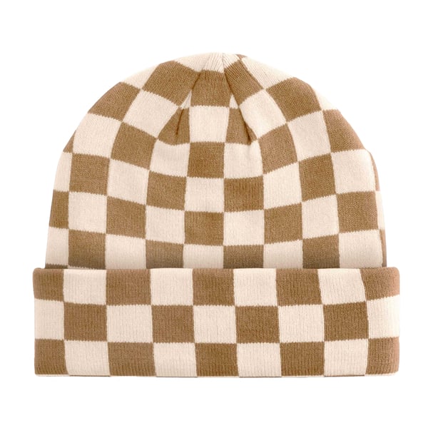 Beechfield Unisex Adult Checkerboard Beanie