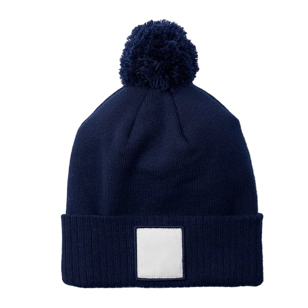 Beechfield Pom Pom Appliqué Patch Mössa