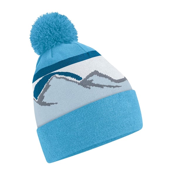 Beechfield Unisex Adult Mountain Peaks Pom Pom Beanie