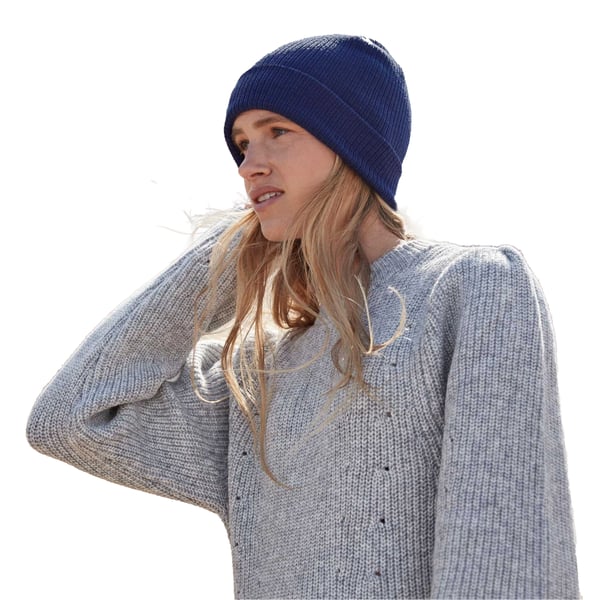 Beechfield Unisex Adult Fine Knit Organic Beanie