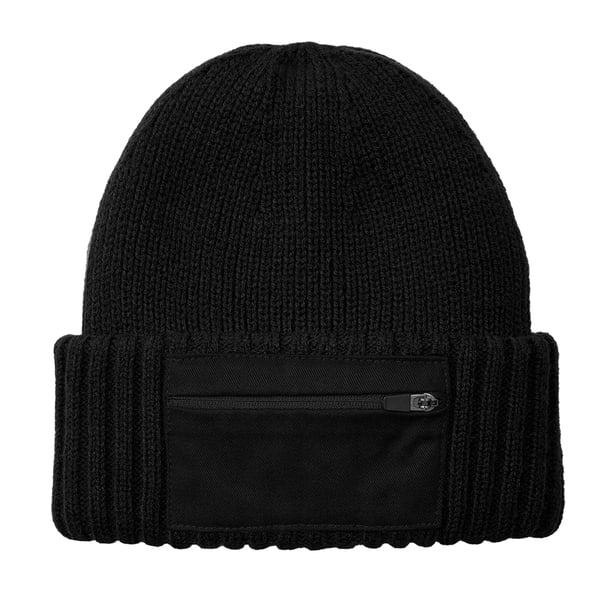 Beechfield Unisex Adult Zip Patch Beanie