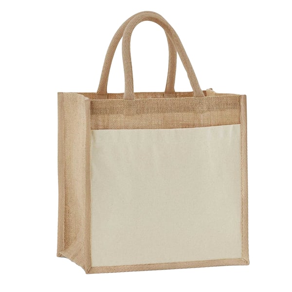 Westford Mill Stärkt Jute Midi Tygväska