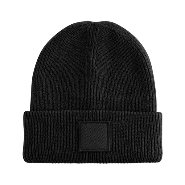 Beechfield Barn/Barn Tonal Patch Ribbad Mössa