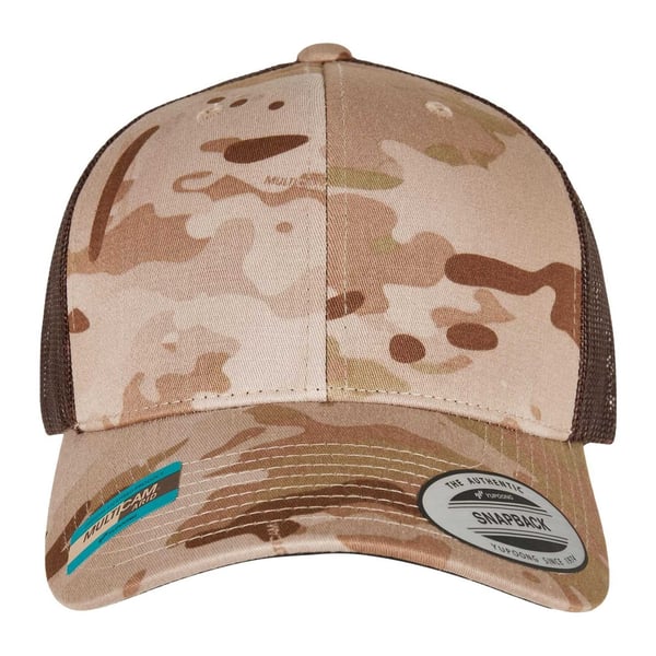 Flexfit Unisex Adult Retro Camo Trucker Cap