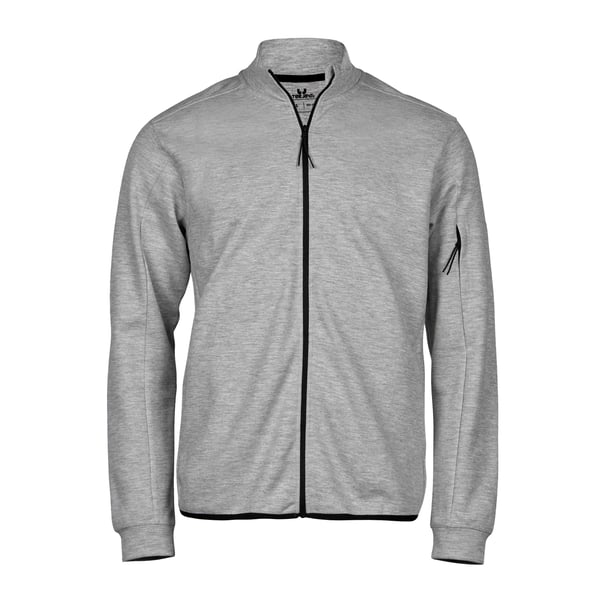 Tee Jays Mens Full Zip Athletic Cardigan