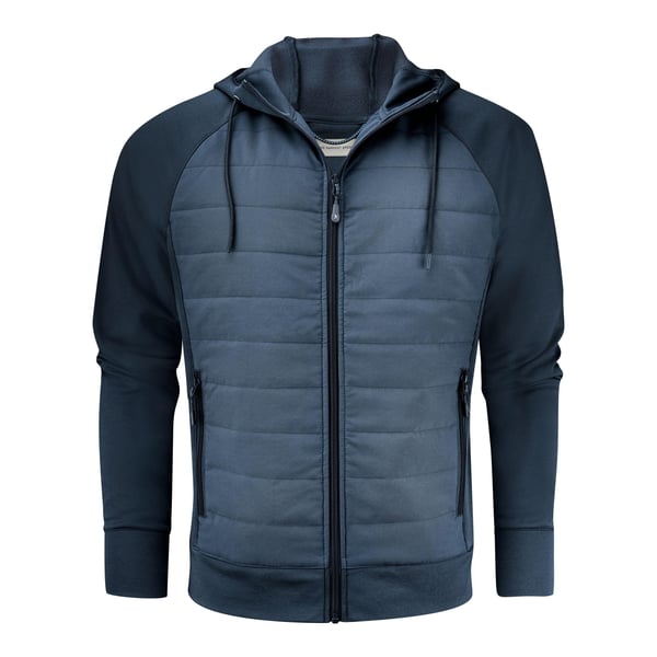 James Harvest Mens Keyport Hooded Hybrid Jacket
