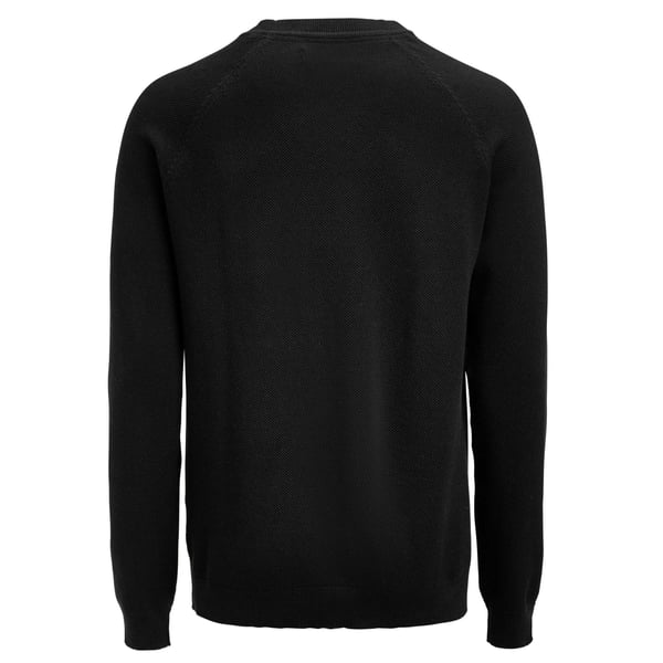 James Harvest Mens Ashland Knitted Raglan Sweatshirt