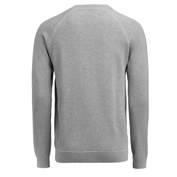 James Harvest Mens Ashland Knitted Raglan Sweatshirt