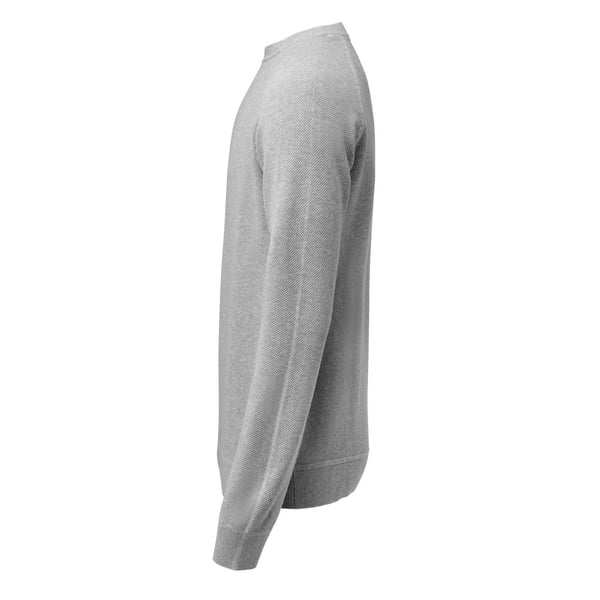 James Harvest Mens Ashland Knitted Raglan Sweatshirt