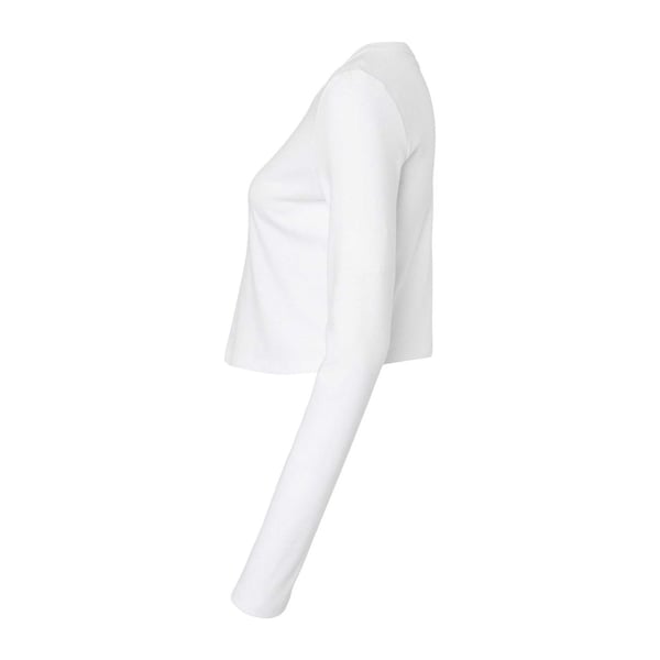 Bella + Canvas Womens/Ladies Micro-Rib Long-Sleeved T-Shirt