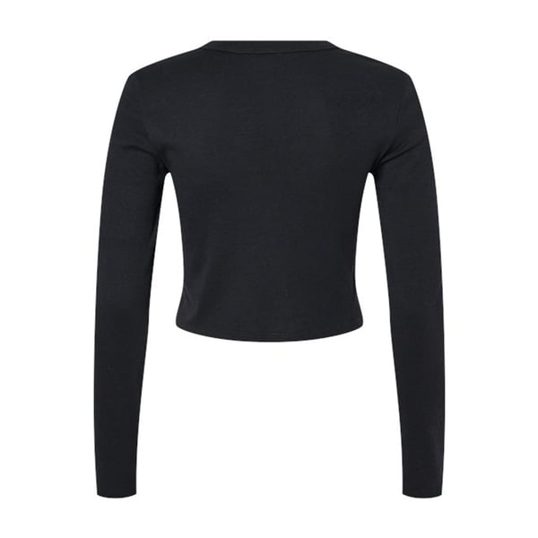 Bella + Canvas Womens/Ladies Micro-Rib Long-Sleeved T-Shirt