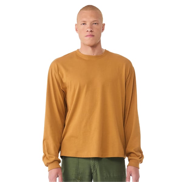 Bella + Canvas Unisex Adult Heavyweight Boxy Long-Sleeved T-Shirt