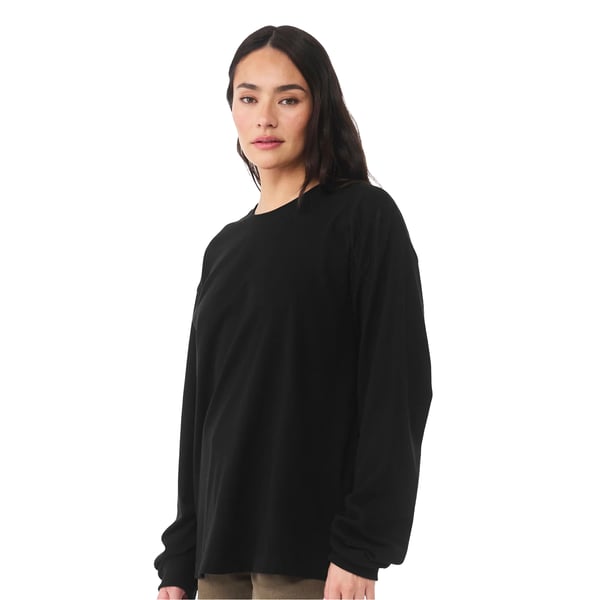 Bella + Canvas Unisex Adult Heavyweight Boxy Long-Sleeved T-Shirt