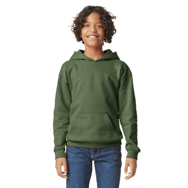 Gildan Childrens/Kids Softstyle Fleece Midweight Hoodie
