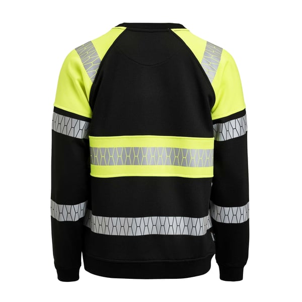 Jobman Mens High-Vis Raglan Sweatshirt