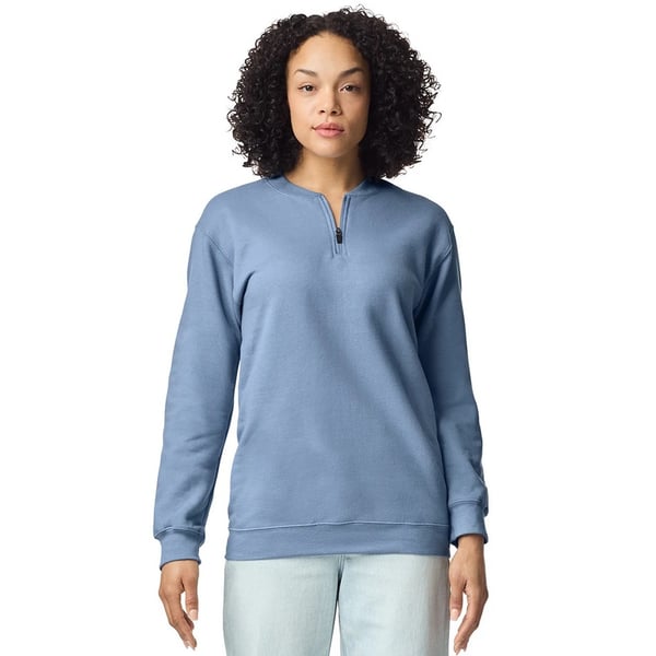 Gildan Unisex Adult Softstyle Midweight Quarter Zip Sweatshirt