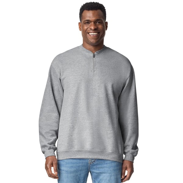Gildan Unisex Adult Softstyle Midweight Quarter Zip Sweatshirt