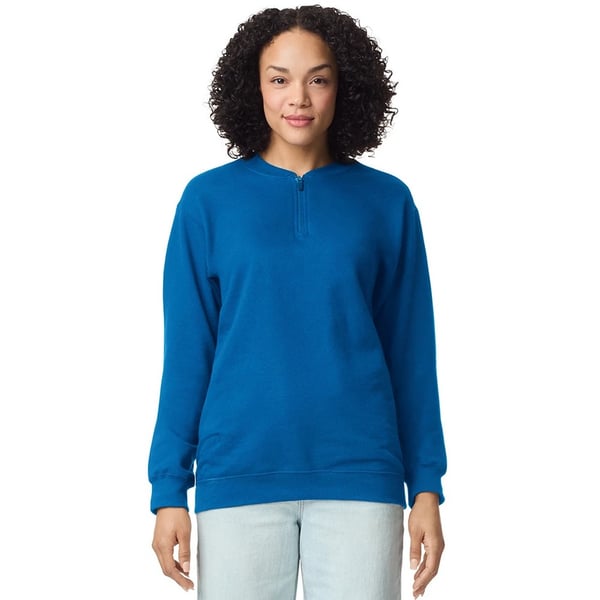 Gildan Unisex Adult Softstyle Midweight Quarter Zip Sweatshirt