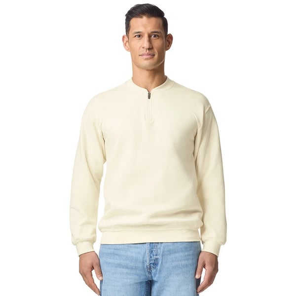 Gildan Unisex Adult Softstyle Midweight Quarter Zip Sweatshirt